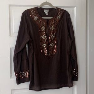Chico's Indian Tunic blouse